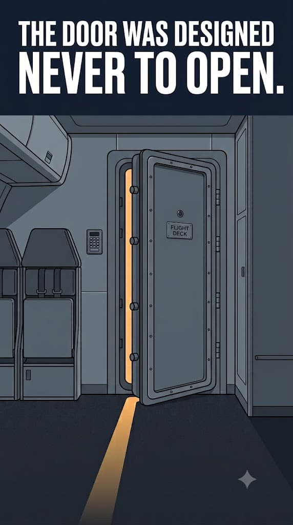 Political cartoon: The Door Was Designed Never to Open. He Opened It.
