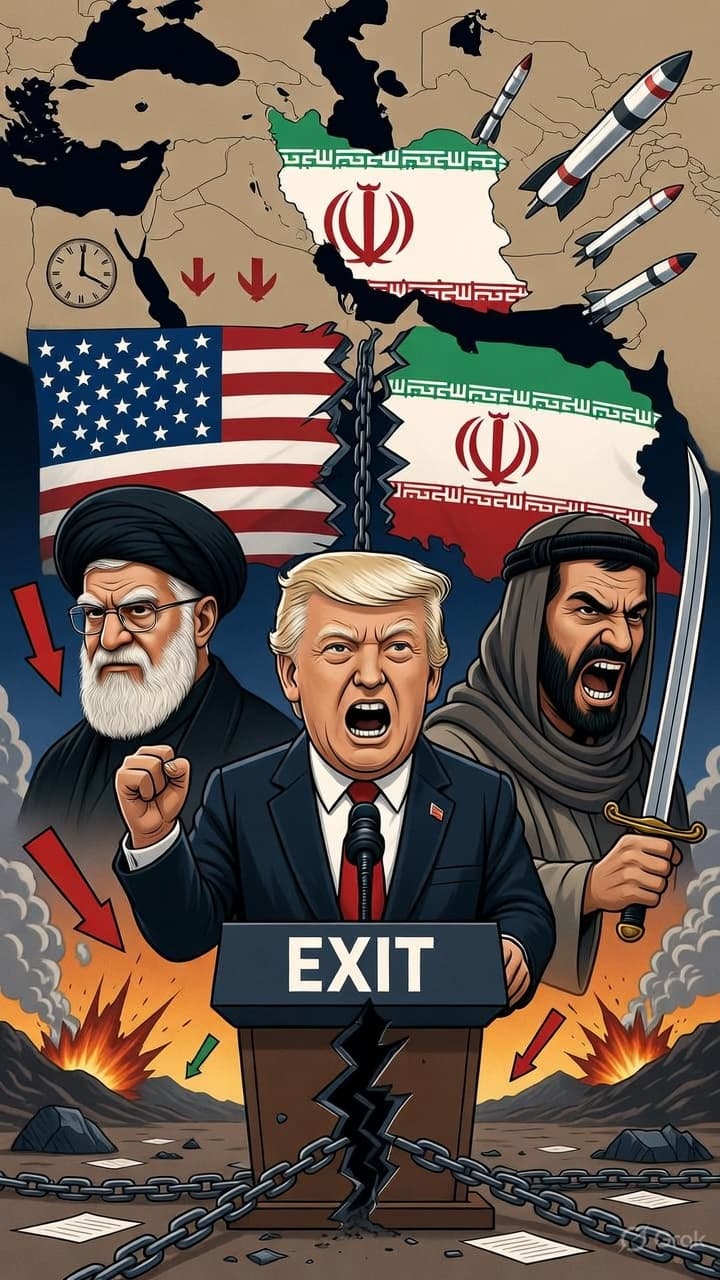 Political cartoon: Three Weeks In, Iran War Slips Beyond Trump’s Control as Escalation Outpaces Exit Strategy