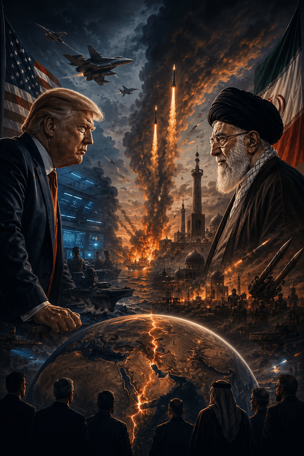 Political cartoon: US and Iran Exchange Fire in Strait of Hormuz: Is the Ceasefire Collapsing?